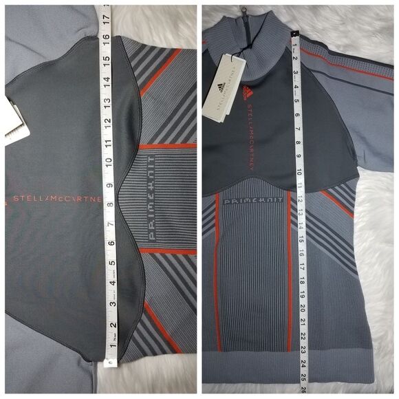NWT|Adidas x Stella McCartney Run Outdoor Midlayer Long Sleeve Top, MEDI… - Picture 12 of 14